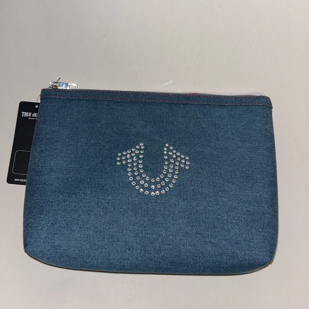 True Religion cosmetic bag NWT